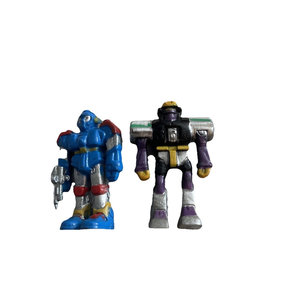 Vintage Soma Sonic Rangers Robot Warriors Mini Figures Lot Of 2 Ranger Set
